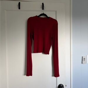 Wilfred Red Long Sleeve Top